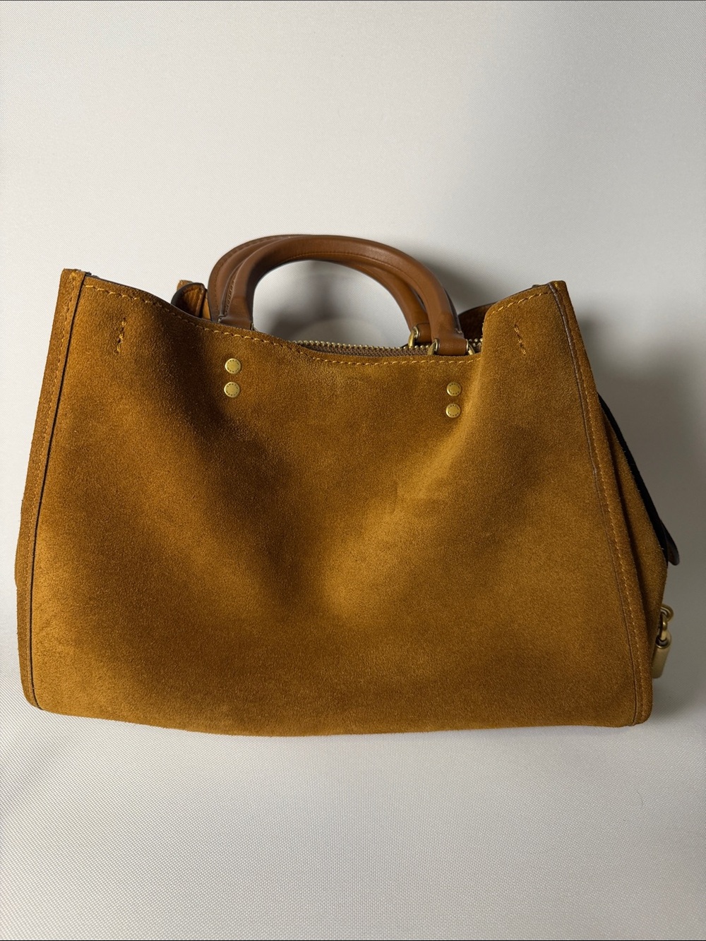 Coach Rogue 31 in Warm Brown Suede - Picture 4 of 9